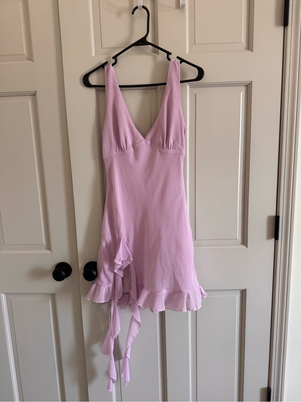 Princess Polly Lavender Ruffle Slip Dress